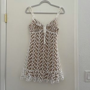 Majorelle Dupe Sunbeams Lace Mini Dress XS